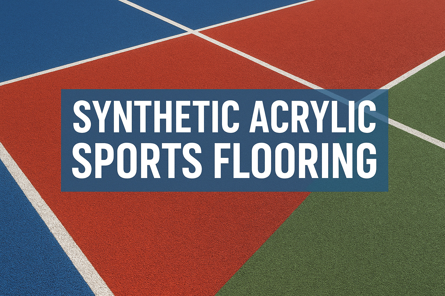 Synthetic Acrylic Sports Flooring: Benefits, Types, Installation & Complete Guide (2025)
